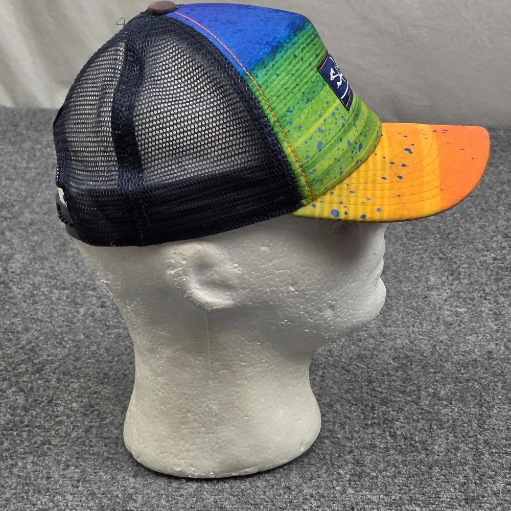 Salt Life‎ Trucker Hat Youth Cap Colorful Mahi Mahi Gradient Fishing Snapback